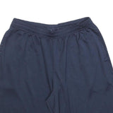REEBOK Mens Navy Blue Sports Casual Shorts L W30 Athletic Fitness Gym