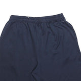 REEBOK Mens Navy Blue Sports Casual Shorts L W30 Athletic Fitness Gym