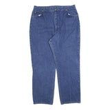 LEE Womens Blue Regular Straight Denim W34 L28 Zip Cotton Blend Classic Jeans