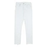 LEVI'S 501S Womens Classic Slim Denim Light Blue W26 L30 Button Closure