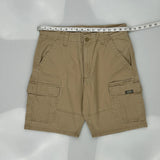 Wrangler Cargo Shorts - 34W 10L Khaki Cotton