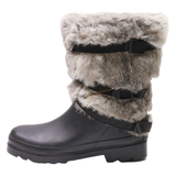 TATOOSH Wellie Boots Black Synthetic Womens UK 4