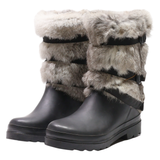 TATOOSH Wellie Boots Black Synthetic Womens UK 4