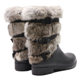 TATOOSH Wellie Boots Black Synthetic Womens UK 4