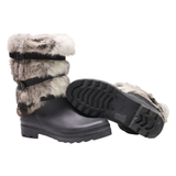 TATOOSH Wellie Boots Black Synthetic Womens UK 4