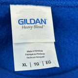 Gildan Blank Sweatshirt - XL Blue Cotton