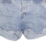 LEVI'S Womens Denim Blue Casual Shorts XS W25 Rolled Hem Classic Fit
