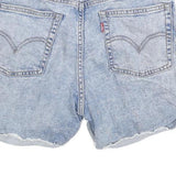 LEVI'S Womens Denim Blue Casual Shorts XS W25 Rolled Hem Classic Fit