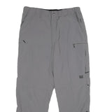 ARTIME Mens Nylon Grey Regular Fit Straight Leg Trousers W32 L30 Outdoor Casual