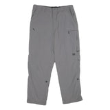 ARTIME Mens Nylon Grey Regular Fit Straight Leg Trousers W32 L30 Outdoor Casual
