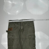 Wrangler Cargo Pants - 38W 30L Gray Cotton