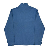 Polo By Ralph Lauren 1/4 Zip - Large Blue Cotton