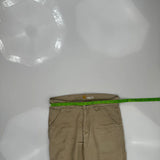 Carhartt Double Knee Carpenter Trousers - 34W 32L Beige Cotton