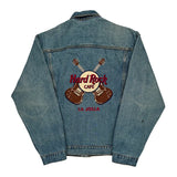Hard Rock Cafe Denim Jacket - Small Blue Cotton