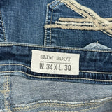 Tk Axel Slim Jeans - 34W 30L Blue Denim