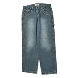 Faded Glory Carpenter Jeans - 34″ Waist Light Wash Cotton