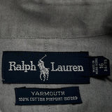Yarmouth Ralph Lauren Shirt - Large Grey Cotton