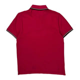 Tommy Hilfiger Polo Shirt - Medium Red Cotton