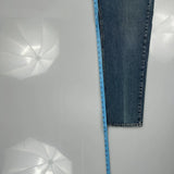 505 Orange Tab Levis Jeans - 35W 30L Blue Cotton