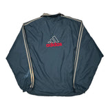 Adidas Equipment Adidas Spellout Jacket - Large Blue Nylon