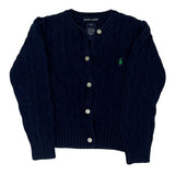 Age 3 Ralph Lauren Cardigan - XS Navy Cotton