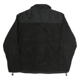 CHAPS Womens Black Polyester Zip Jacket XL Fleece Outdoor Casual Warm