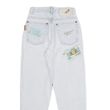 CENTER Womens Jeans Classic Cotton Light W24 L28 Patchwork Casual Denim