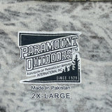 Paramount Outdoors Camo Long Sleeve T-Shirt - 2XL Khaki Cotton