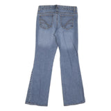 TOMMY HILFIGER Womens Jeans Blue Relaxed Wide-Leg Denim Medium W32 L30 Classic