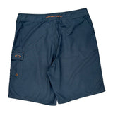 Oakley Cargo Shorts - 38W 10L Blue Cotton