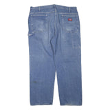 DICKIES Mens Regular Fit Blue Denim Straight Leg Cotton Blend Jeans W40 L30
