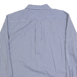 NAUTICA Mens Blue & White Check Shirt XL Wrinkle Resistant Casual Classic Fit