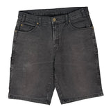 Dickies Denim Shorts - 34W 11L Black Cotton