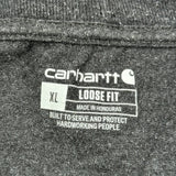 Carhartt Long Sleeve T-Shirt - XL Gray Cotton