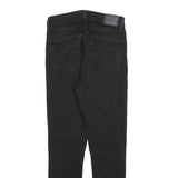 LEVI'S 721 Womens Jeans Black Slim Skinny Denim W29 L27 Stretch Zip