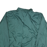 AVANTI Mens Green Coach Jacket XL Polyester Microfibre Plain Zip Lightweight