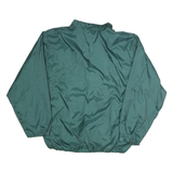 AVANTI Mens Green Coach Jacket XL Polyester Microfibre Plain Zip Lightweight