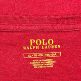 Polo By Ralph Lauren T-Shirt - XL Red Cotton