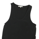 MAJE Womens Black Basic Sleeveless Round Neck Top S Lightweight Summer