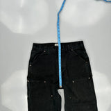 Elwood Double Knee Carpenter Pants - 32W 28L Gray Cotton