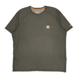 Carhartt T-Shirt - 2XL Grey Cotton