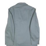 SPILAG Mens Grey Cotton Jacket M Button Workwear Plain Classic Fit Functional