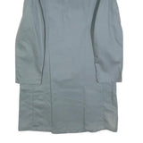 SPILAG Mens Grey Cotton Jacket M Button Workwear Plain Classic Fit Functional