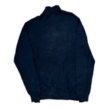 Lacoste 1/4 Zip - 2XL Navy Cotton