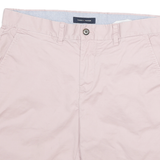 TOMMY HILFIGER Mens Shorts Pink Casual L W32 Cotton Blend Comfort