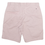 TOMMY HILFIGER Mens Shorts Pink Casual L W32 Cotton Blend Comfort