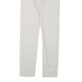 LEVI'S Mens Slim White Jeans Denim W27 L30 Cotton Blend Zip Fastening
