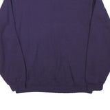 FRUIT OF THE LOOM Mens Blue Crew Neck Sweatshirt M Cotton Blend Pullover