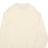 POLO RALPH LAUREN Mens Cream Plain Jumper Collared Polo Cotton 2XL Classic Fit