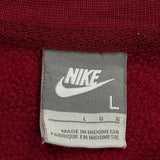 None Nike Sweatshirt - Large Red Cotton